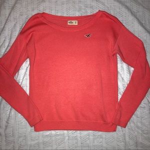 Bright pink Hollister sweater